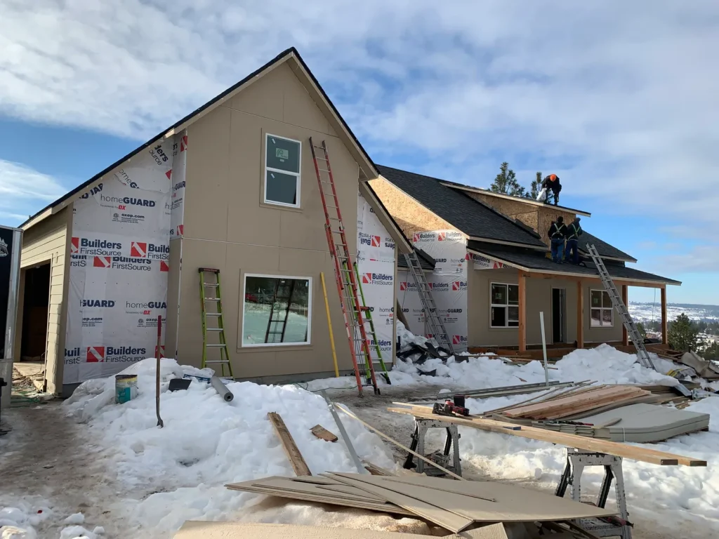 Home siding install