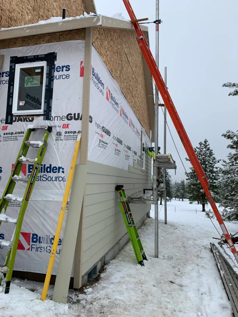 Home siding install