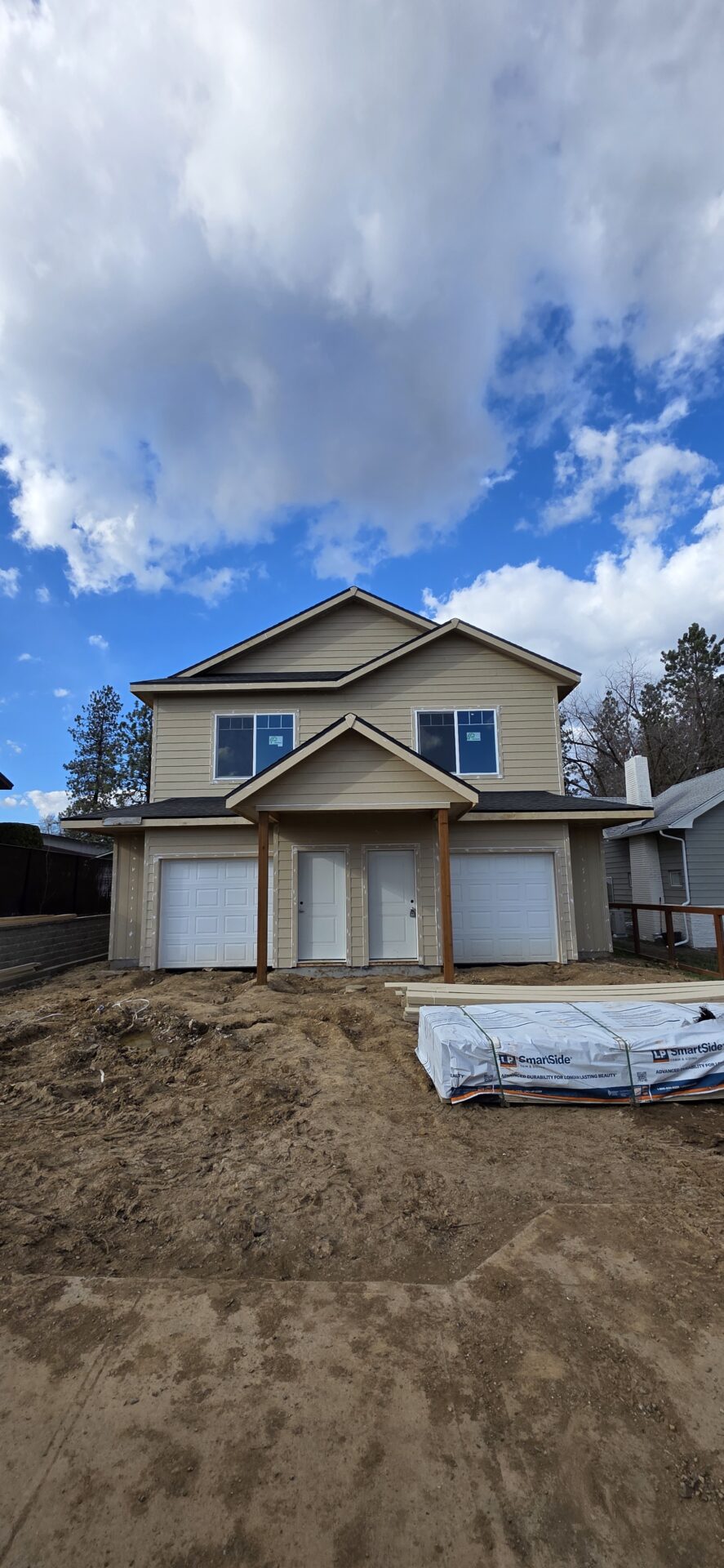 Siding for Duplex