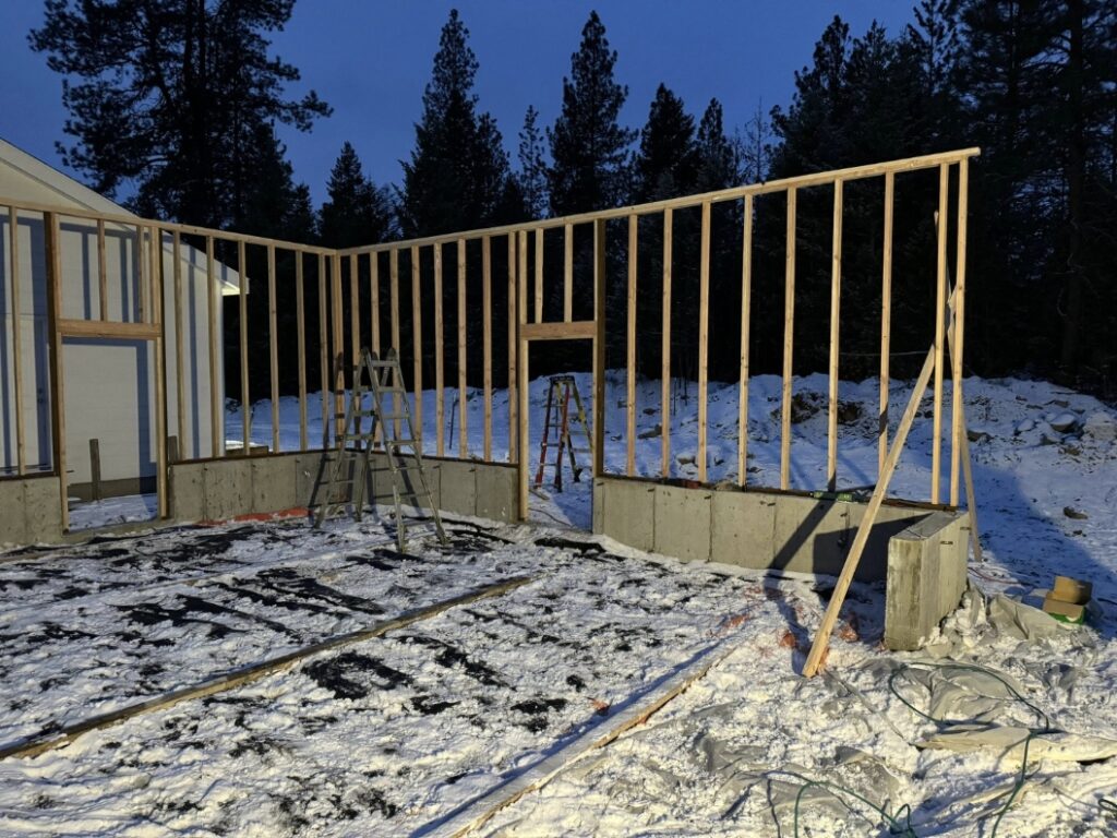 Frame for garage