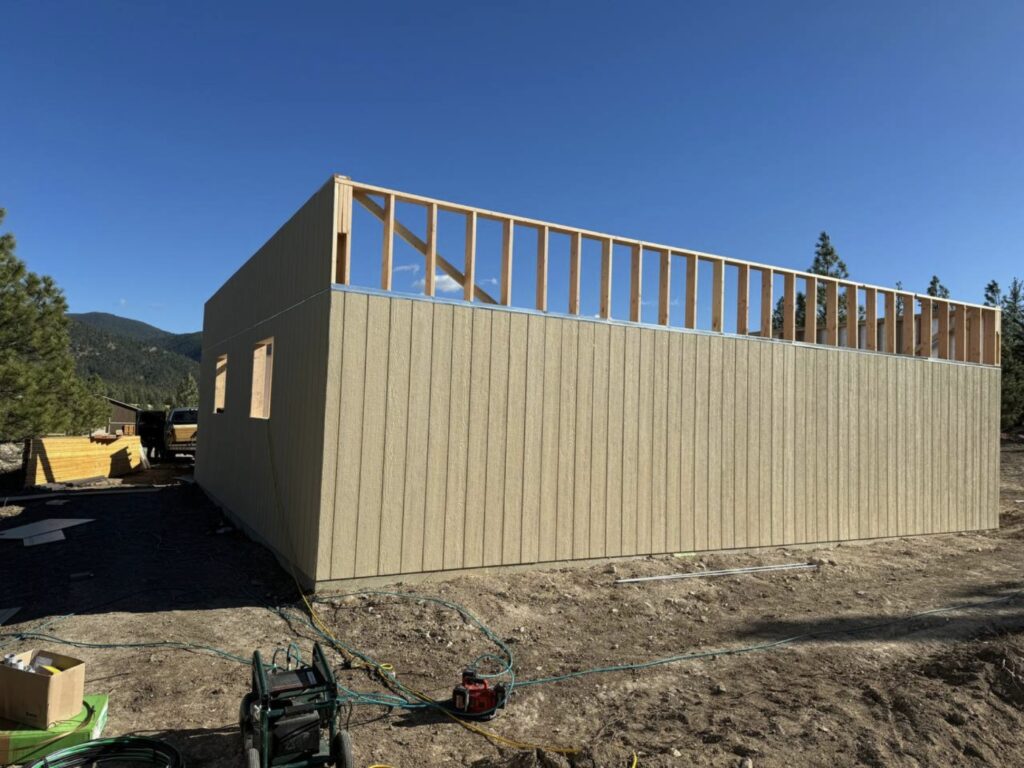 Frame for garage