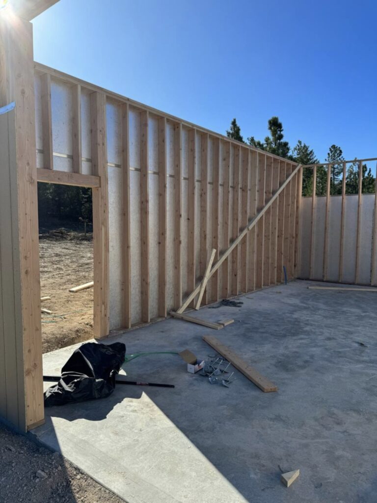Frame for garage