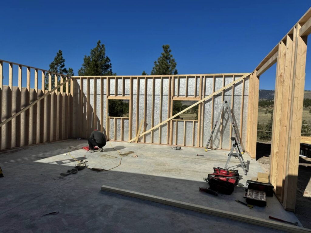 Frame for garage