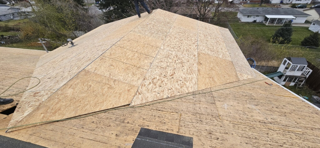 Made a roof for the deck
