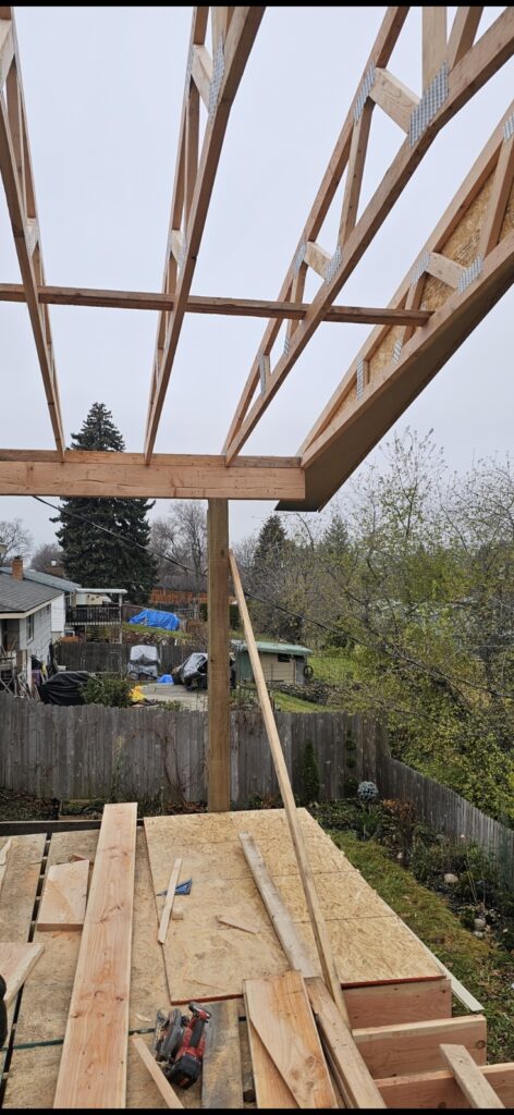 Deck roof