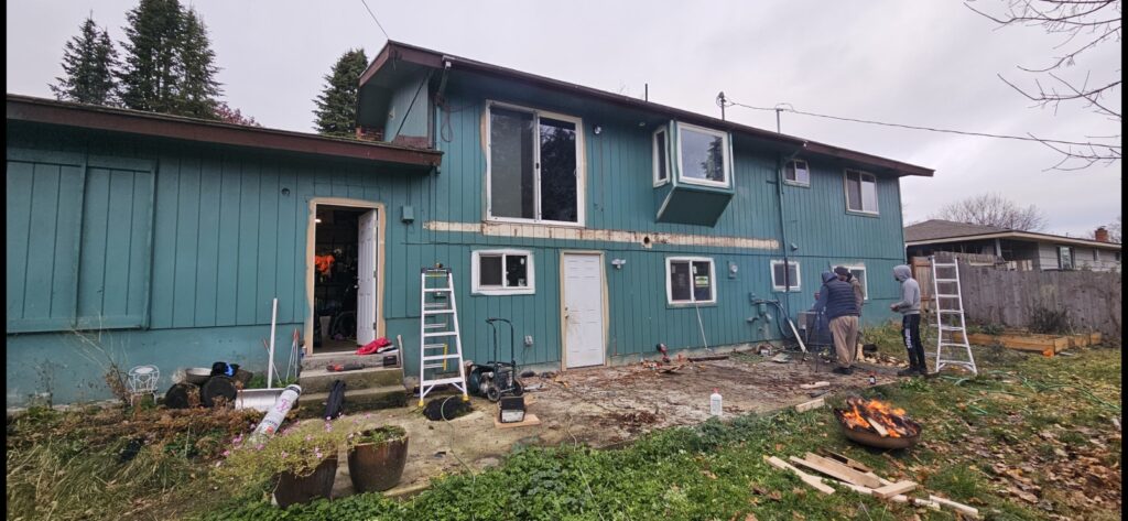 Removed the old deck