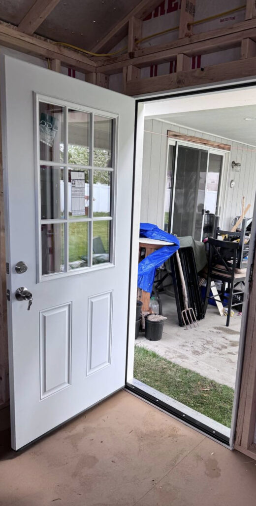 New door install