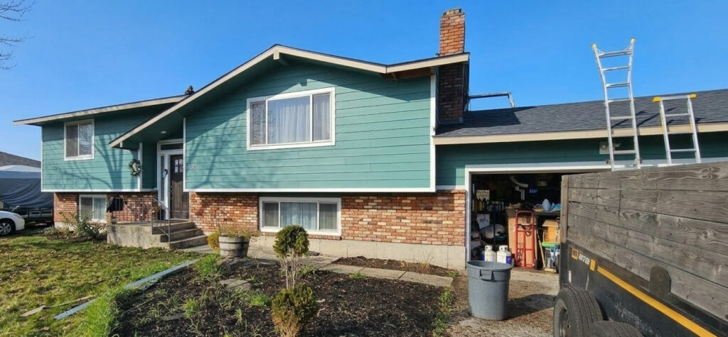Siding install for home