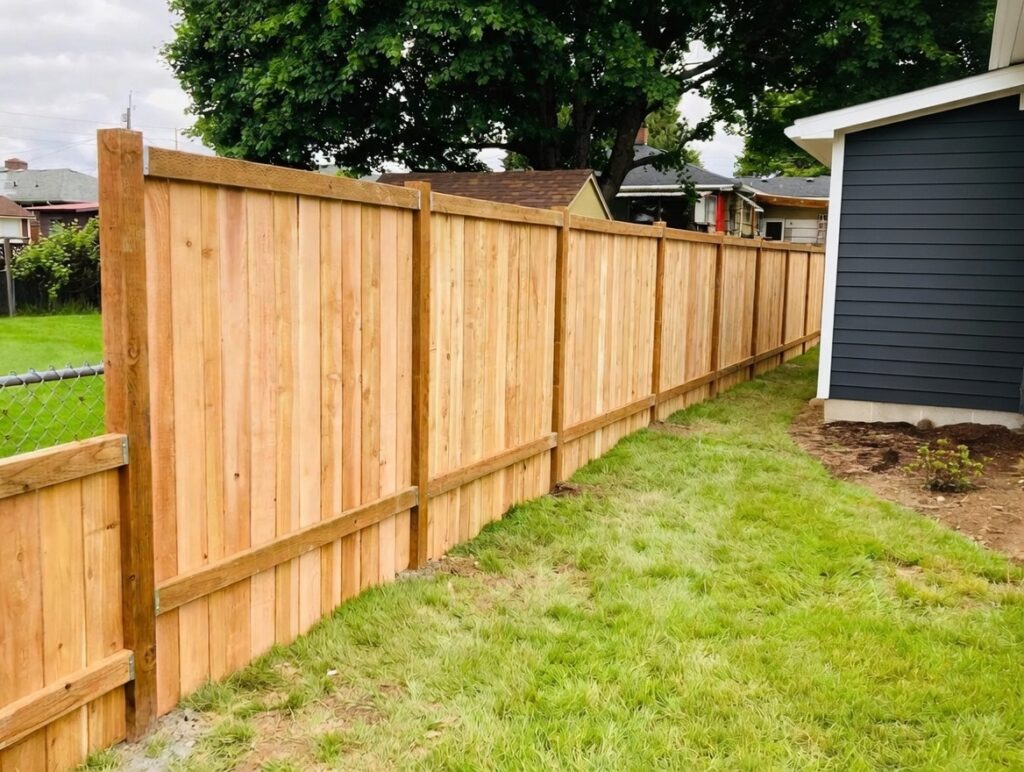 Installing a new fence